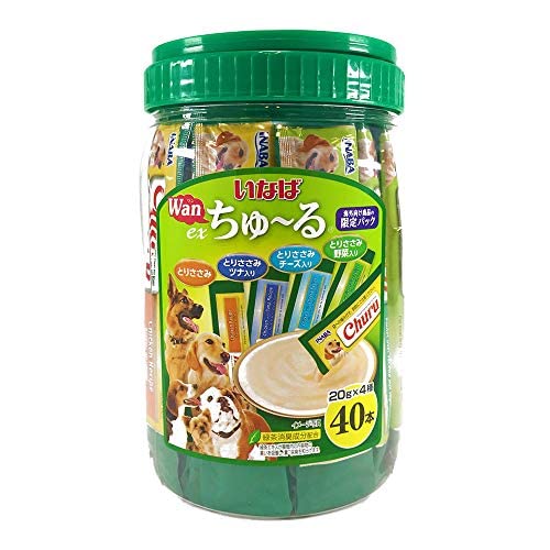 いなば Wan ちゅーるとりささみバラエティ14㌘×40本 INABA ちゅ〜る いなば ワンちゅーる 犬用 おやつ とりささみ